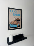 Highland Cow Cool Dude Print | A4
