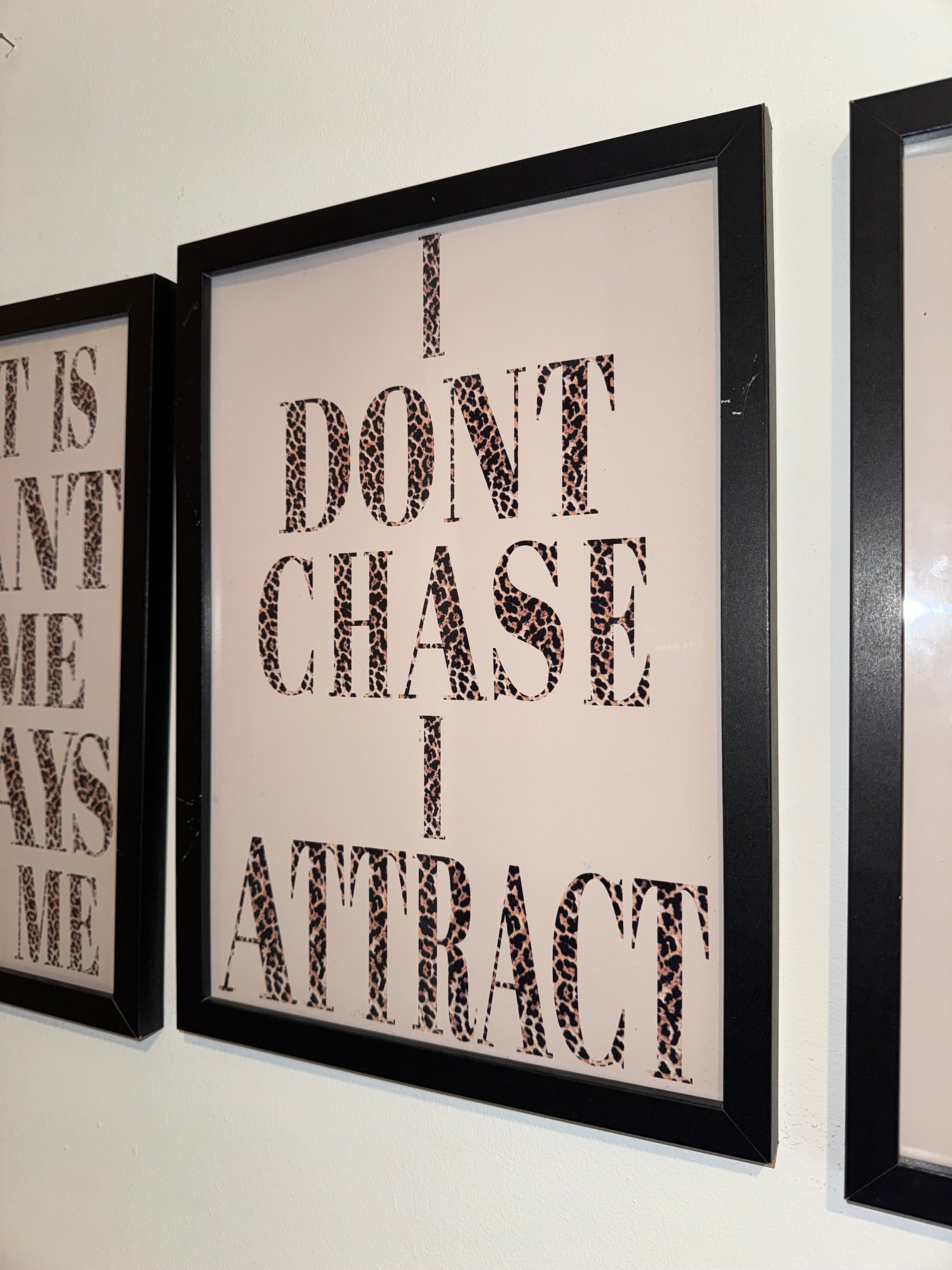 Beige & Leopard Print Text | Motivational - Manifesting Quotes