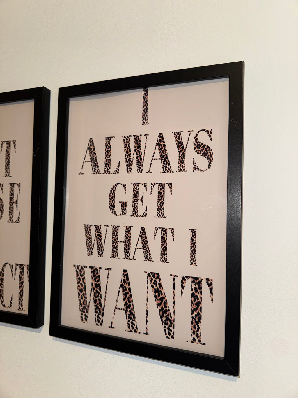 Beige & Leopard Print Text | Motivational - Manifesting Quotes