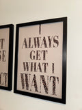 Beige & Leopard Print Text | Motivational - Manifesting Quotes