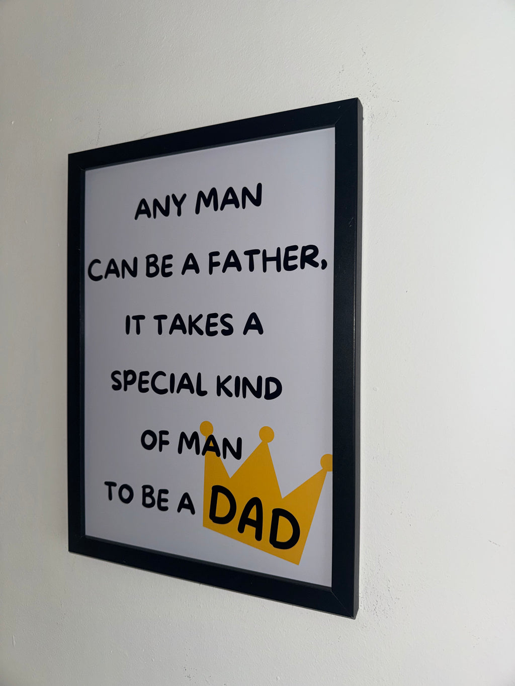 A4 Framed or Unframed Typography Print For Dads / Perfect Fathers Day Gift