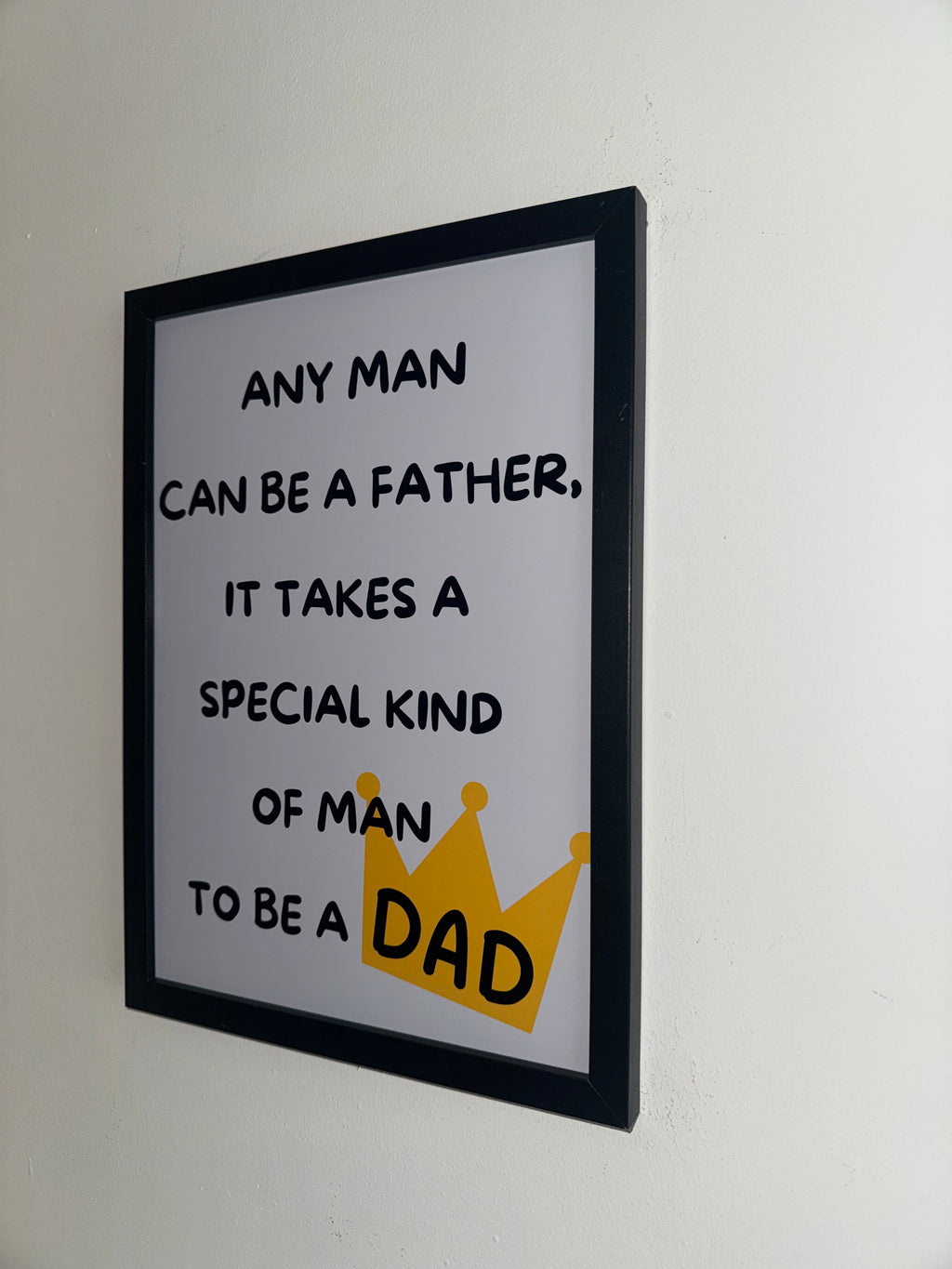 A4 Framed or Unframed Typography Print For Dads / Perfect Fathers Day Gift
