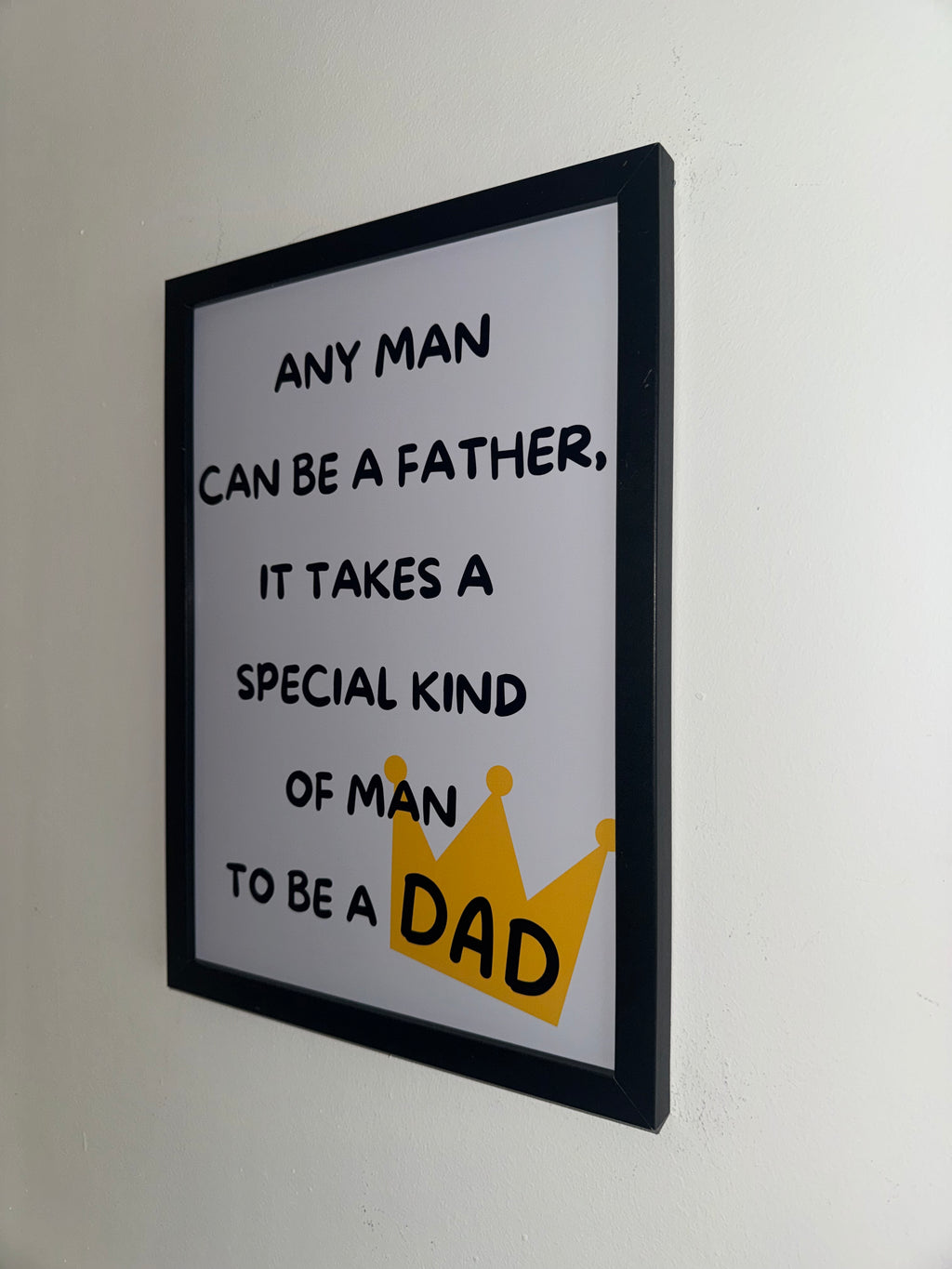 A4 Framed or Unframed Typography Print For Dads / Perfect Fathers Day Gift