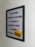 A4 Framed or Unframed Typography Print For Dads / Perfect Fathers Day Gift
