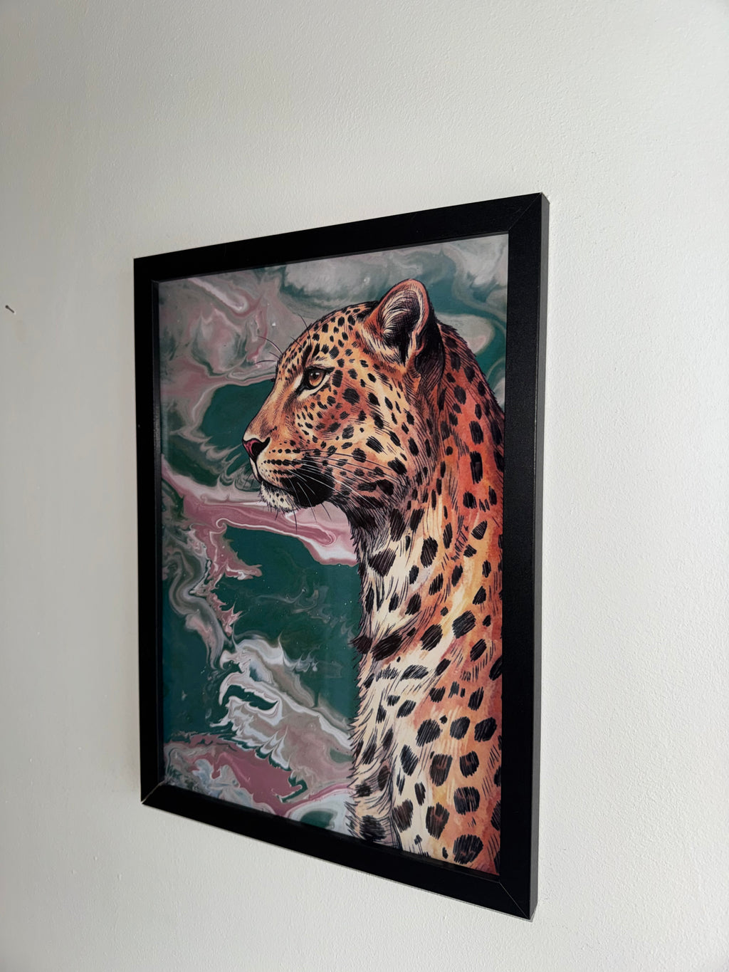 Leopard Marble Background | A4 Print
