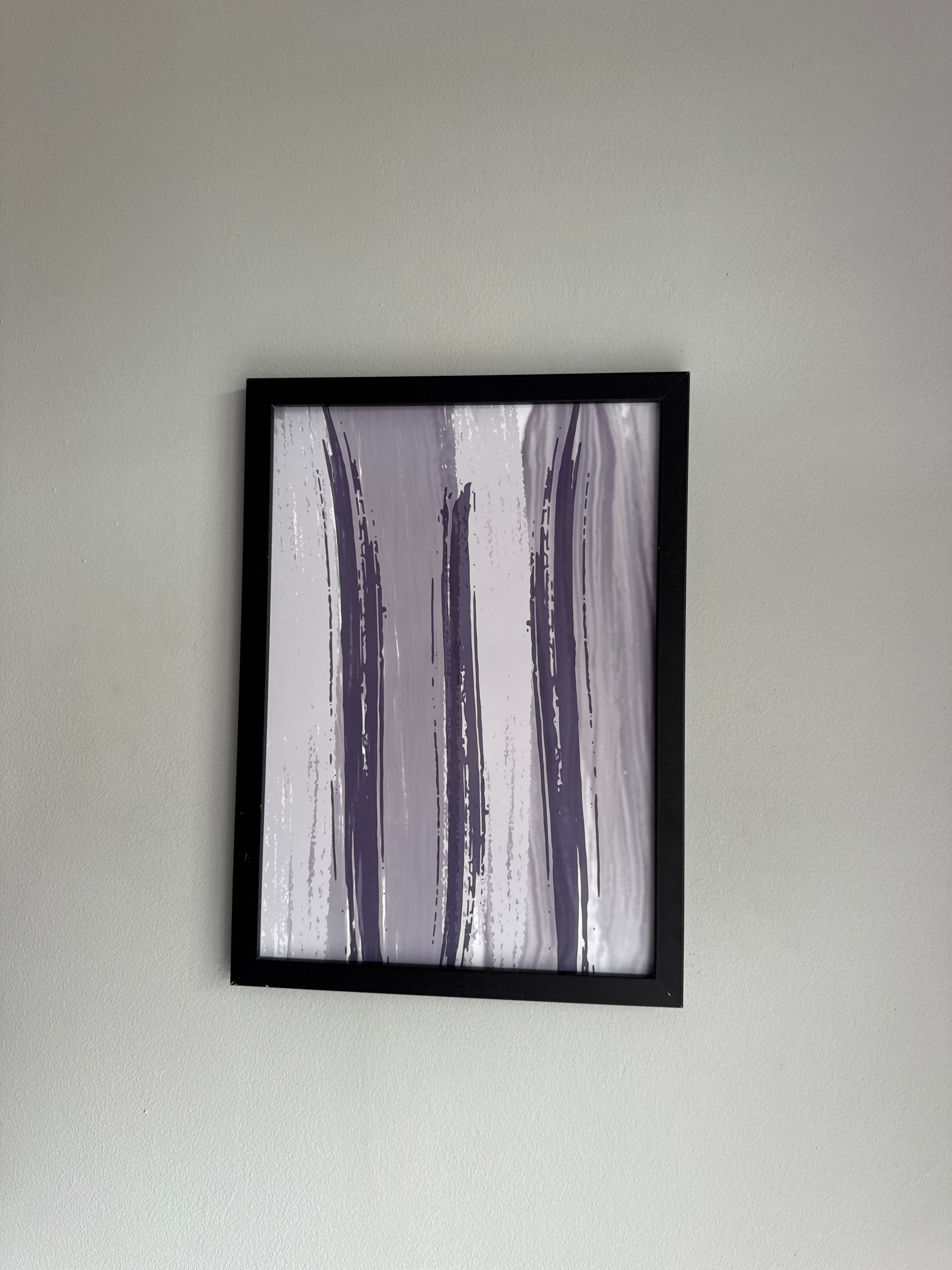 Midnight Peace 4 | Monochrome | Minimalistic - Greys & White |A4 Print