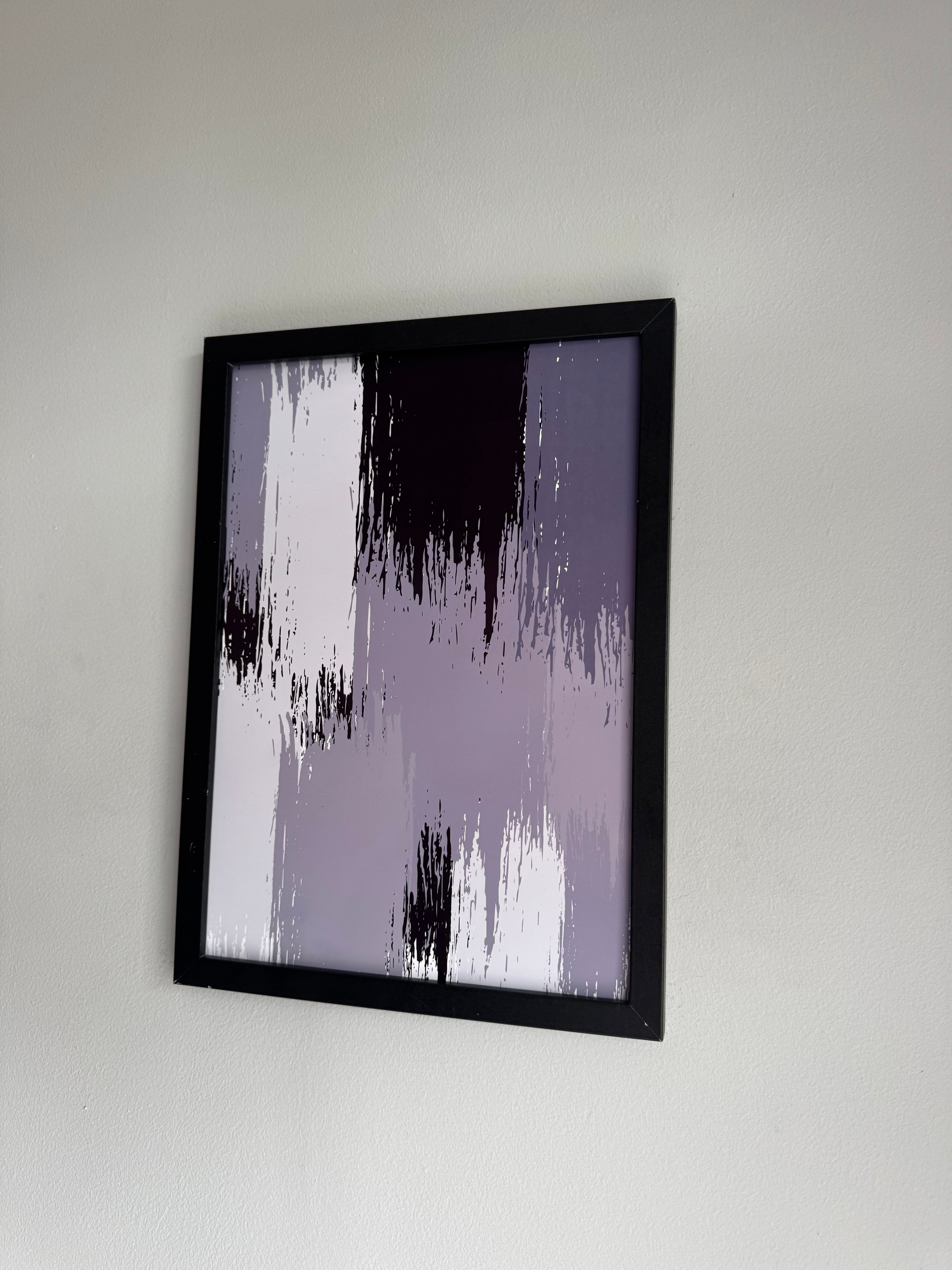 Midnight Peace 3 | Monochrome | Minimalistic - Greys & White |A4 Print