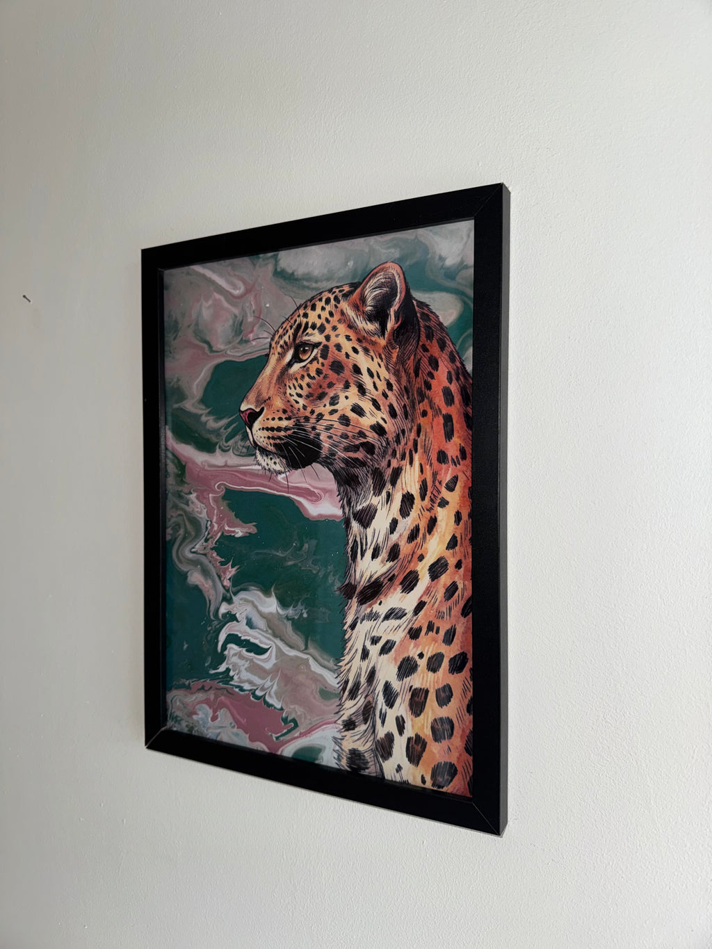 Leopard Marble Background | A4 Print