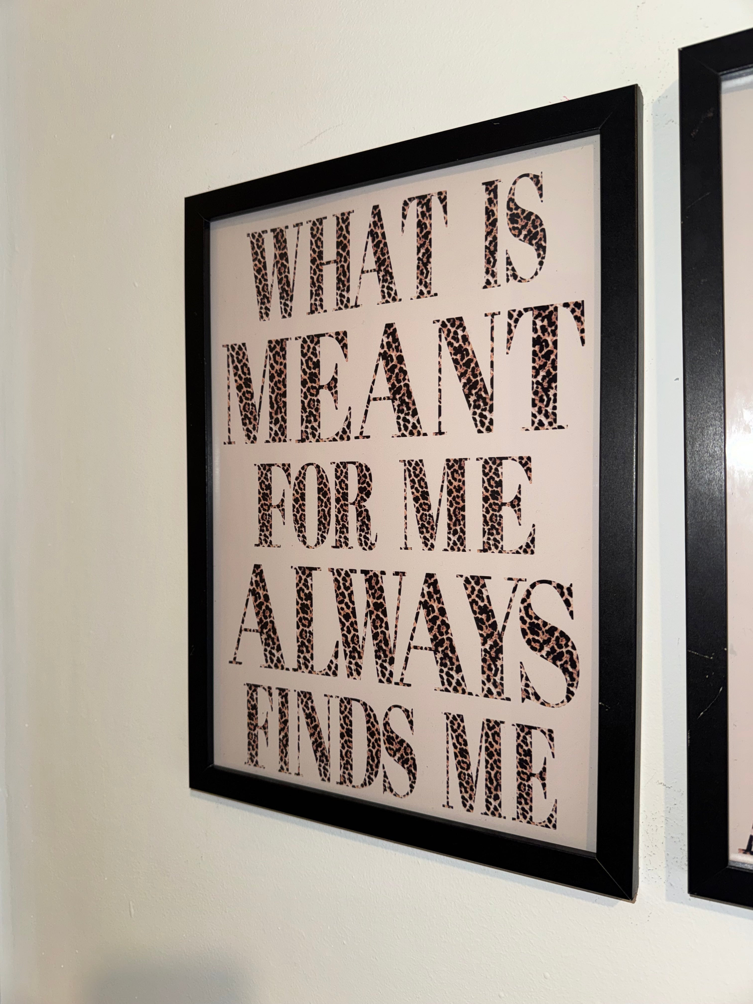 Beige & Leopard Print Text | Motivational - Manifesting Quotes