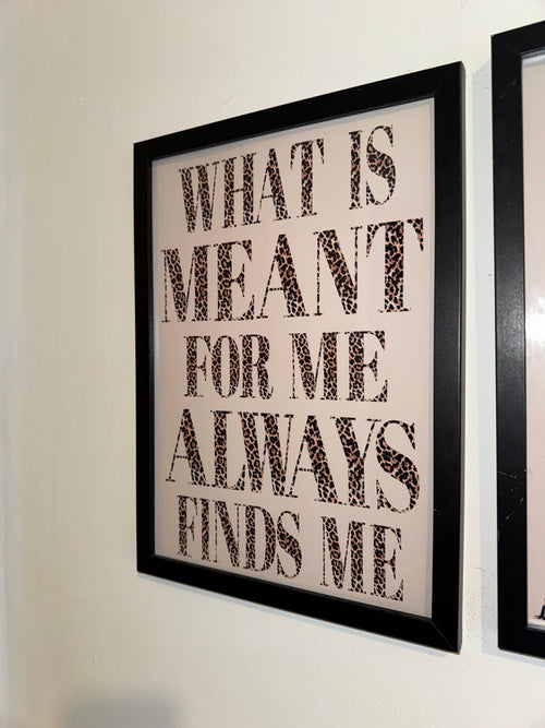 Beige & Leopard Print Text | Motivational - Manifesting Quotes