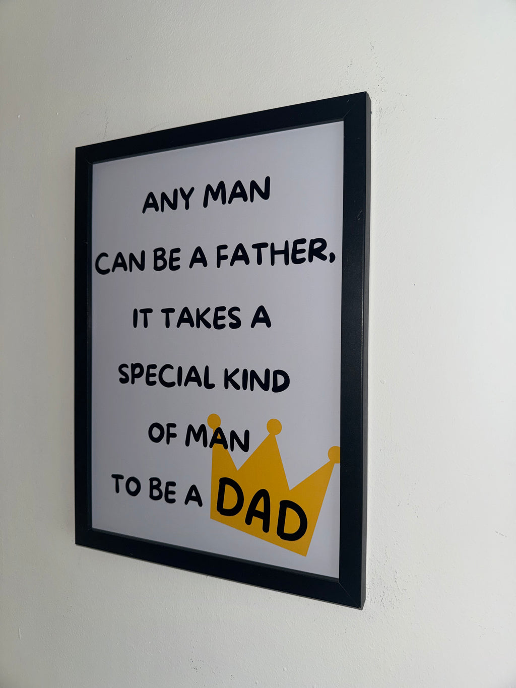 A4 Framed or Unframed Typography Print For Dads / Perfect Fathers Day Gift