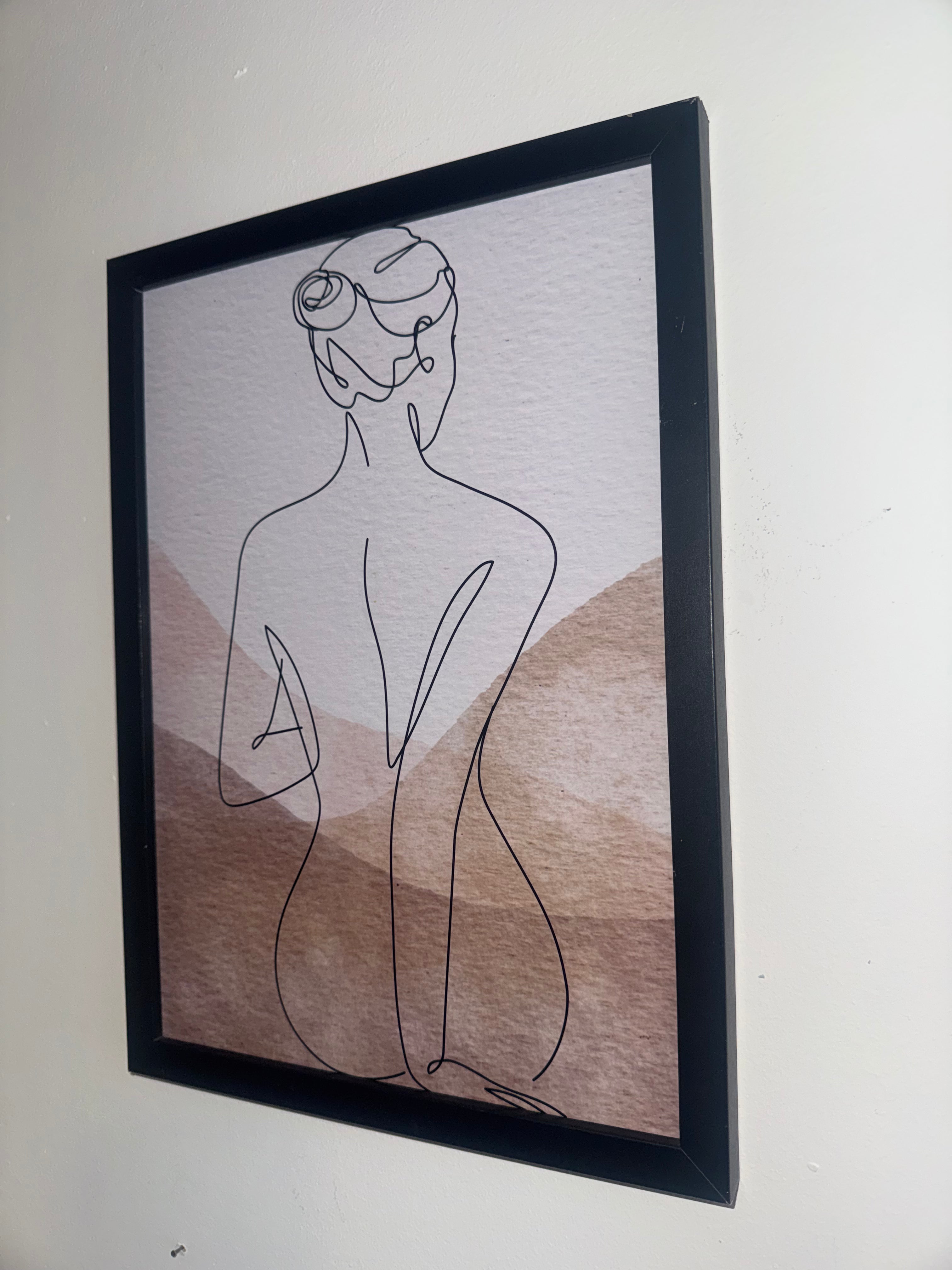 Minimalistic Style Woman | A4 Print | Framed or Unframed