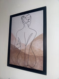 Minimalistic Style Woman | A4 Print | Framed or Unframed