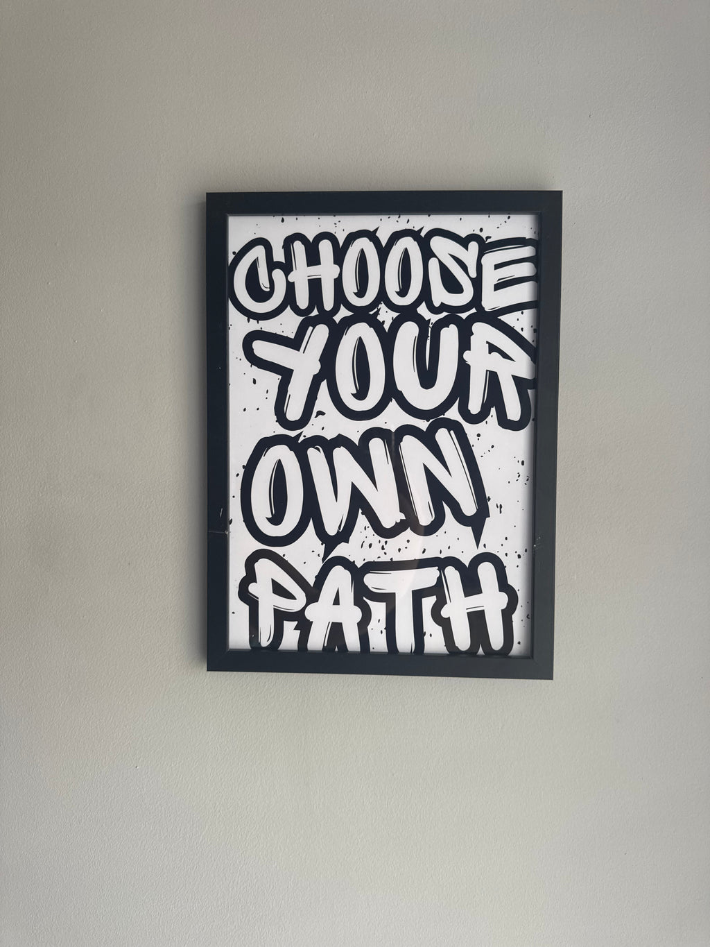Graffiti Style Typography Prints - Set of 3 - UNFRAMED