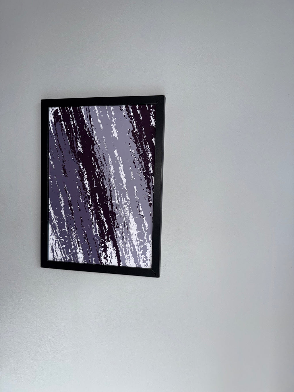 Midnight Peace 2 | Monochrome | Minimalistic - Greys & White |A4 Print