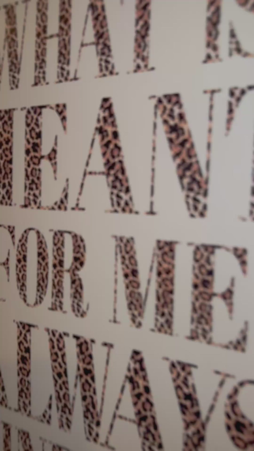 Beige & Leopard Print Text | Motivational - Manifesting Quotes